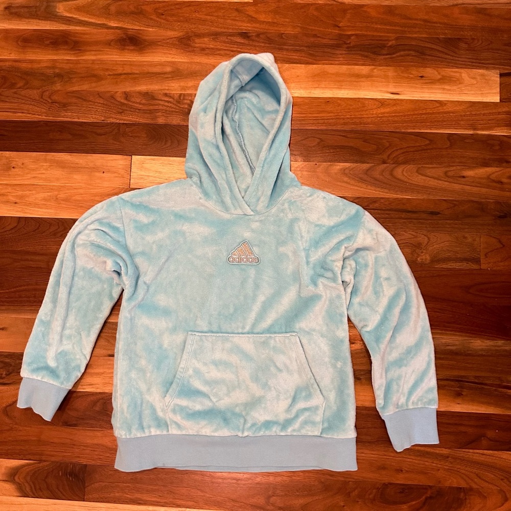 NWOT Fuzzy Adidas hoodie